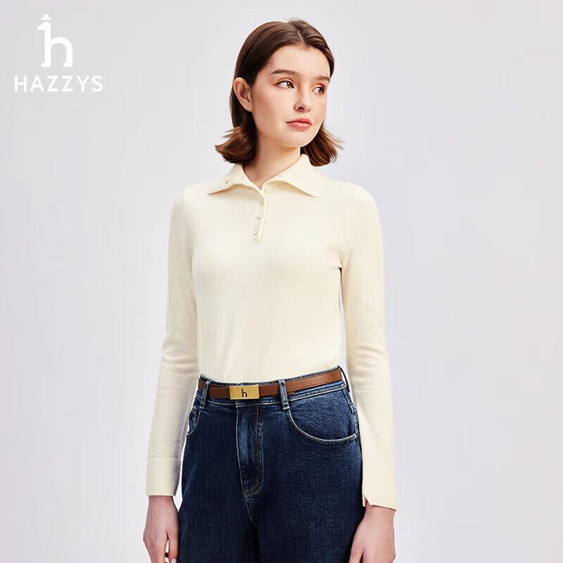 

HAZZYS Women s High-Neck Wool Sweater 155/80A36