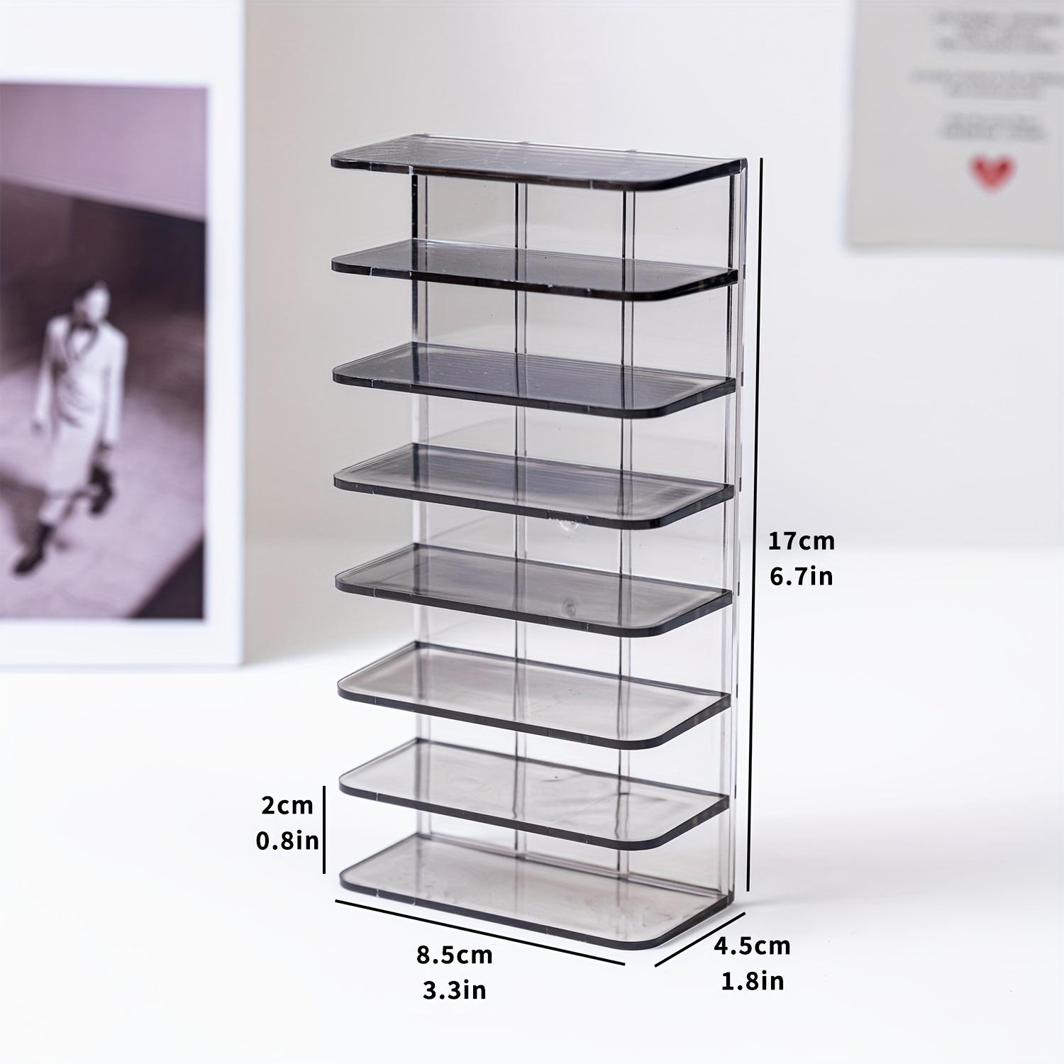 

7-Layer Mini Car Model Storage Rack Acrylic Multi-Layer Display Stand Children Toy Car Desktop Organizer Vertically Stored