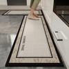 Kitchen Floor Mat Absorbent Non-Slip Carpet Diatom Mud Long Foot Mats Minimalist Style Home Decoration Rug For Bathroom
