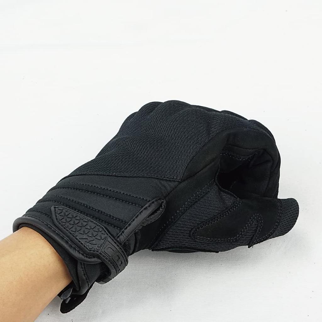 Motorcycle Coolmax Comfort Knuckle WM RR8029BKL2 ROUGH&ROAD Gloves, Black, Size