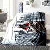 Coperta stampata con tema Assassin's Creed - Perfetta per divano, letto, viaggi e uso all'aperto | Lavabile in lavatrice, accogliente e resistente.
