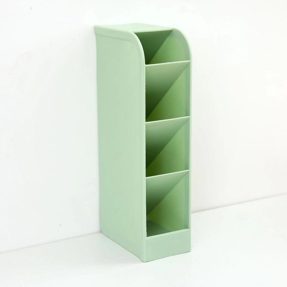 Porte-stylo en plastique Type à insertion oblique Pot à stylos Support d'affichage de papeterie Multi-tailles Cadeau