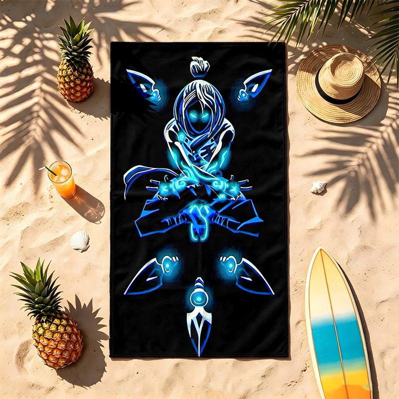 VALORANT (14) Theme Beach Towel Sand Resistant Soft And Comfortable Suitable For The Pool Camping Yoga And Diving A Travel