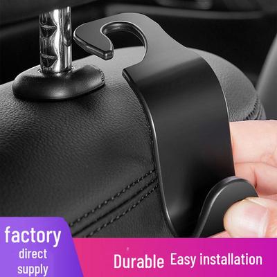 Creative Hidden Hook for Car Rear Seat Back Headrest Offers Multi-functionality for Organizing Your Car Accessories.