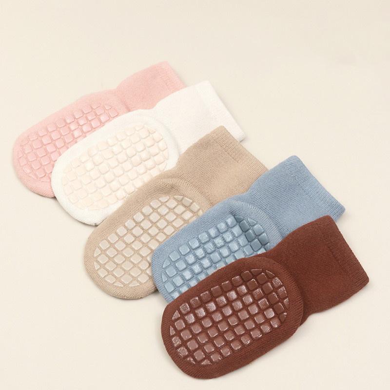 Lawadka Kinder Mädchen Jungen Socken Anti-Rutsch Frottee Babysocken für Mädchen Jungen Lässig Weich Druck Kleinkind Kinder Socke Rutschfest Winter