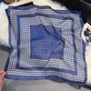 New 71 * 71cm Korean Version Small Square Scarf Women's Silk Scarf Spring and Summer Thin Sunscreen Scarf Neck Protection Bag Headband Versatile