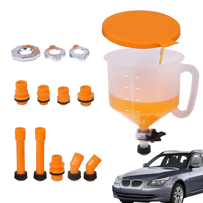 

Car accessories - 15 pcs Spill-Free Radiator Funnel Set Engine Oil Funnel Cooling System Funnel No-Spill Coolant Funnel Kit Car Radiator Coolant
