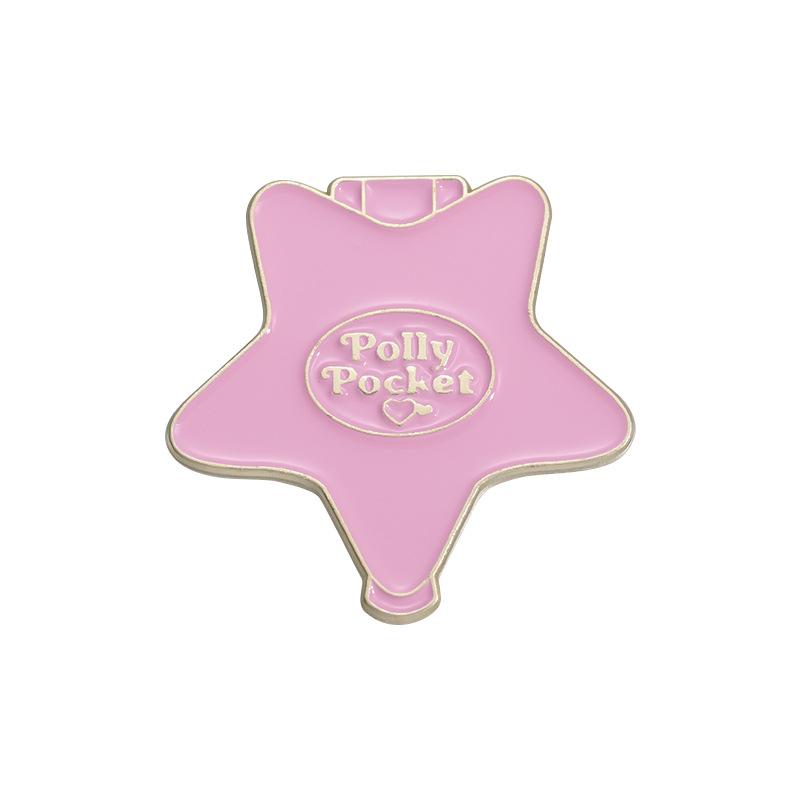 Brooch Cartoon Trendy Collection In Pink With Fun Letter Designs Perfect For Statement Accessories And Gifts