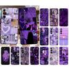 Phone Case For Motorola Edge 50 40 Pro 60 50 40 30 Ultra Neo Fusion Moto G Play G Stylus G Power G Purple Aesthtic