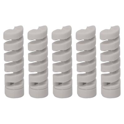 CANSUCC 5Pcs Bicycle Frame Protective Sleeve Rubber Bike Shifter Brake Cable Housing ProtectorGray