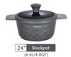 DONNOR Kitchen Cooking Set 12 Pcs Pots and Pans Set Non-toxic Healthy Pots and Pans Set Non Stick Saucepans Steamer Set