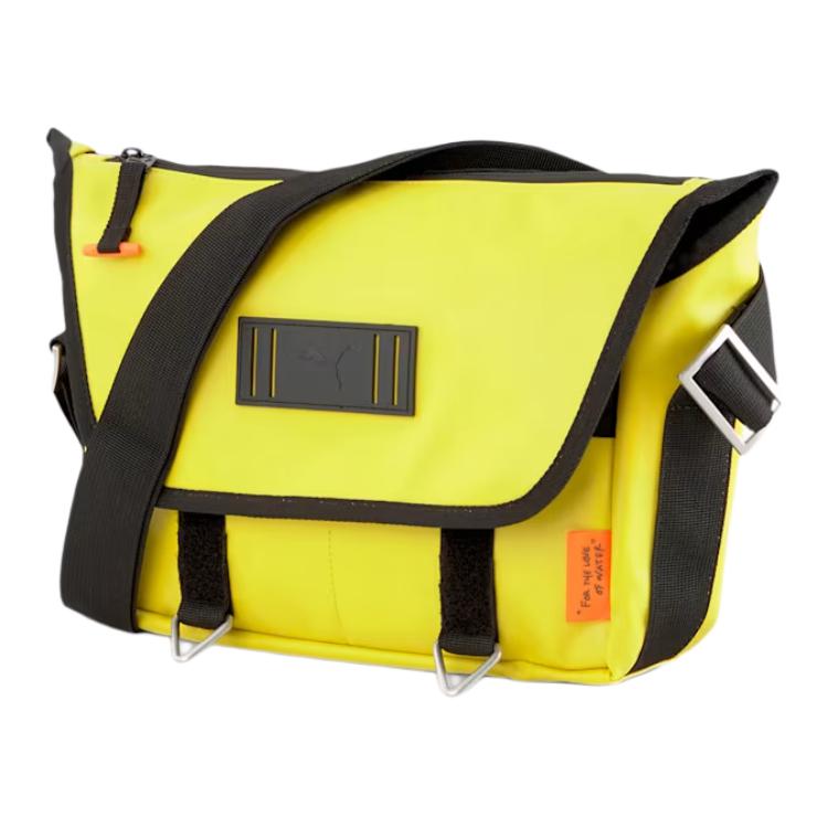 Puma Polyurethan Umhängetasche, Crossbody-Tasche Regular Unisex Helles Gelb 077459-01