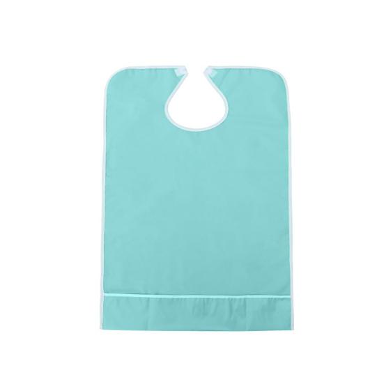 Adult Bibs Waterproof Oil-resistant PVC Elderly Patients Reusable Saliva Towel for Dining