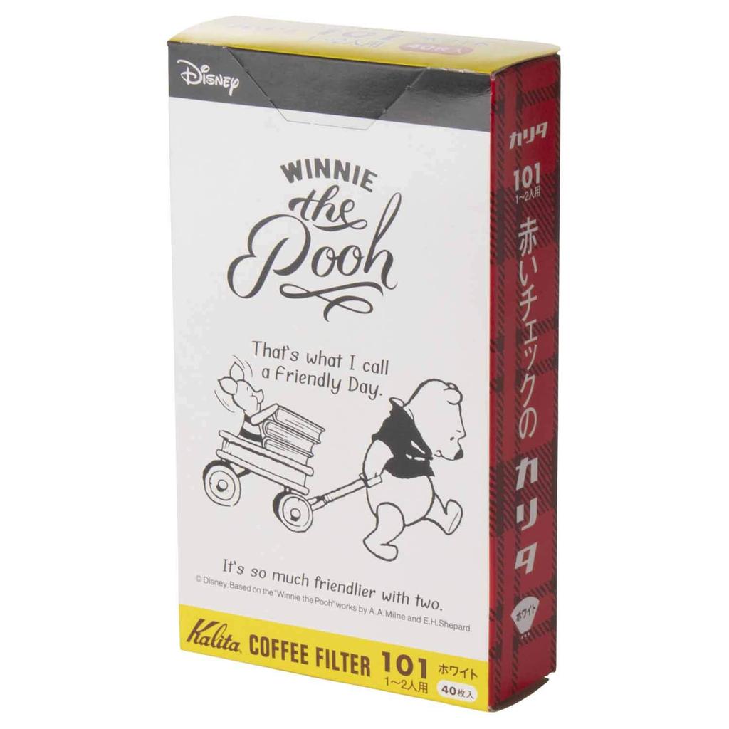 Kalita Coffee Paper Filter Trapezoid That Brings Out the for 1 To 2 101 Filter 40 White POOH Pooh Coffee Sixtieth Respect for the Aged Flavor, People,