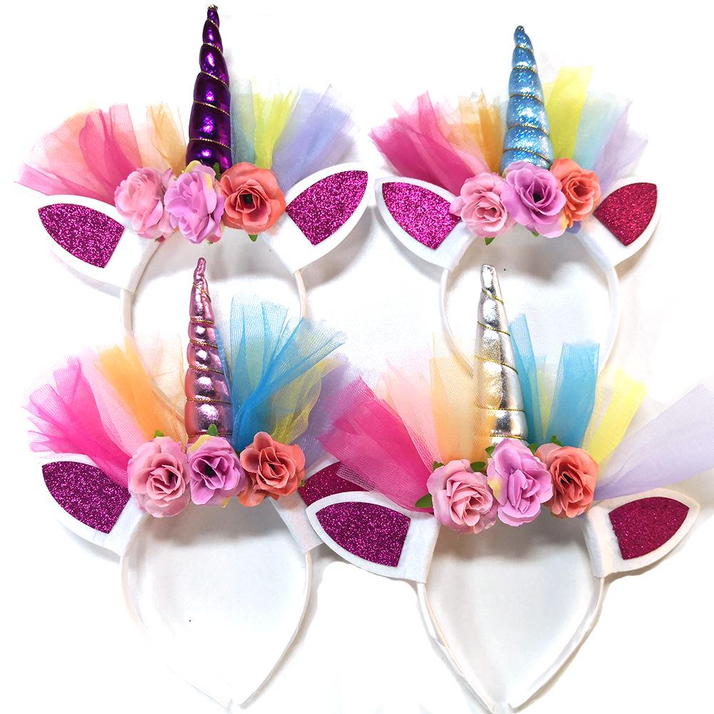 Princeznovské nadýchané šaty s jednorožcem pro dívky - Letní outfit na klavírní vystoupení