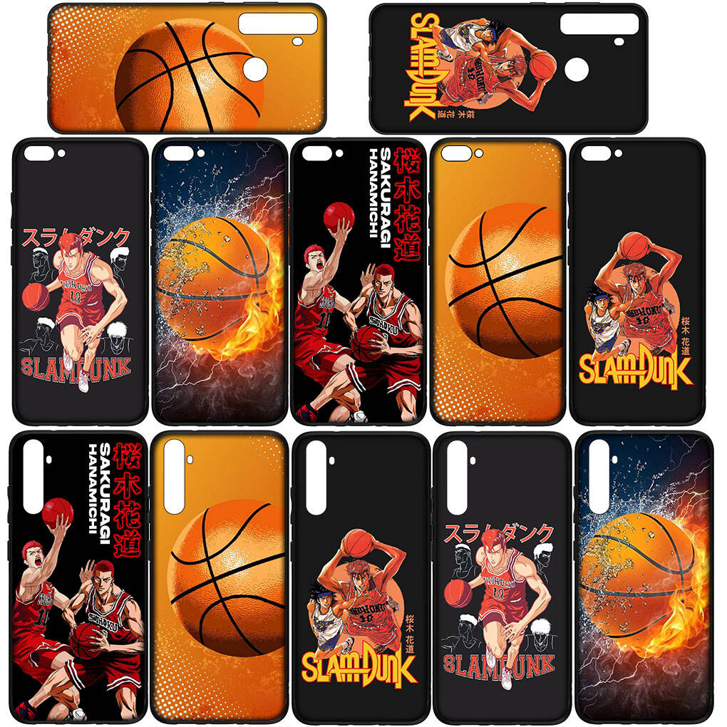 for Samsung Galaxy S25 S24 S23 iPhone 17 16 15 Xiaomi Redmi Note 14 13 12 11 Plus Pro Max XR Phone Case Lovely Slam Dunk Basketball OPPO Huawei Cover