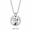 National Team Stainless Steel Logo Pendant Necklace