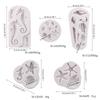 Kinds DIY Shell Starfish Conch Silicone Chocolate Mold Fish Mermaid Tail Fondant Cake Decorating Tools Clay Resin Art Moulds