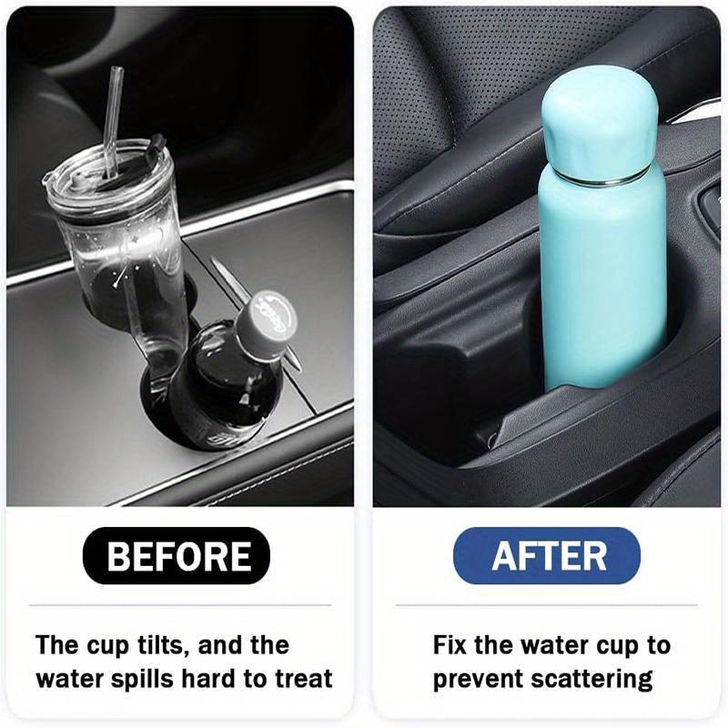Shock-Absorbing Water Cup Limiter Cup Stopper Car Cup Holder Insert Small Footprint Good Shock Absorption For Bottle
