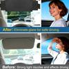 Lengthened 3 Sided Car Sunshade with Reinforcement Back Strap For Better Sun Protections And Heat Insulation