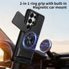 KEYSION Magnetic Phone Case for Samsung Galaxy S25 S26 Ultra S26+ S25 FE Slide Camera Protection Upright Kickstand Ring Shockproof Cover