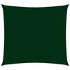 VidaXL Sunshade Sail Square Oxford Fabric 4x4 M Dark Green