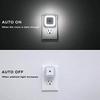 6er-Pack Dämmerungs- und Morgendämmerungssensor Bewegungssensor-Licht Quadratisches Smart-Sensor-Licht LED-Nachtlicht Schlafzimmer