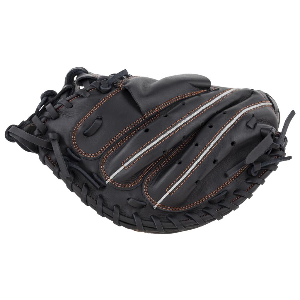 ZETT Soft Baseball Limited for Boys and ZETT Baseball Swallow Sports Catcher's Mitt, Edition, Juniors, Kids, BJC742612, Equipment, (1900 Black)