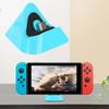 Přenosná trojúhelníková nabíjecí základní kovová spodní nabíječka typu C pro hostitele Switch Lite(Modrá zelená )