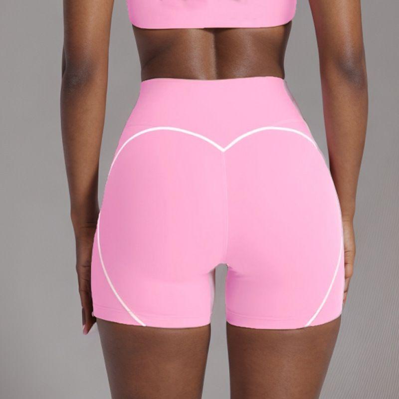 

and American Nude Feel Beauty Back Sports Bra Contrast Color Sling Peach Hip High Elastic Quick-Drying Buttock Lifting Fitness Underwear Elastic S Cherry Blossom shorts