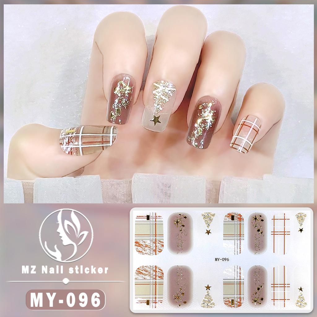 3D Waterproof Gel Nail Polish Film – Diamond & Laser Nail Art Stickers