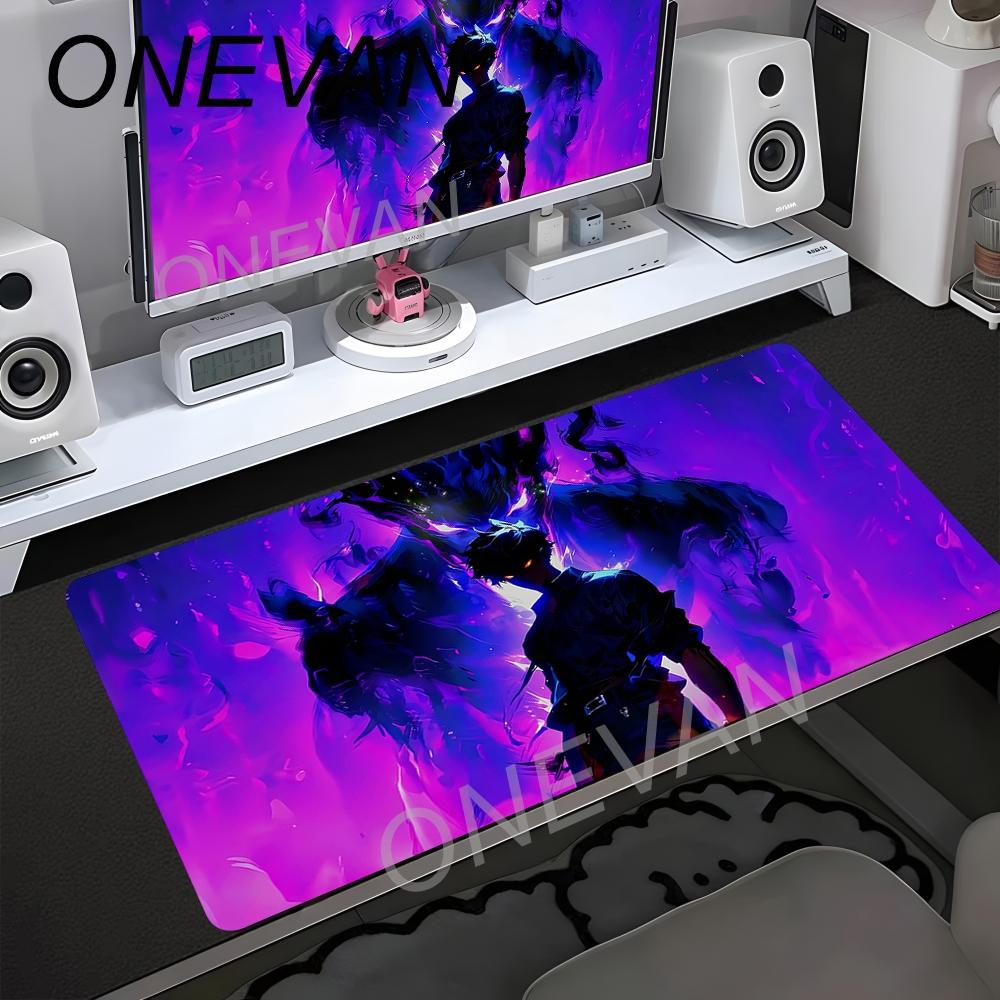 Solo Leveling Anime Mouse Pad Large Gaming Non-slip Mousepads Tablet Gamer Keyboard Mat Laptop Art Mausepad Mini PC Playmat