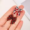 20Pcs Mini Mesh Ribbon Bows In Bulk - Various Mesh Patterns In Random Colors (Red/Green/Black/White/Blue) 1inch DIY Handmade Bows, Suitable For