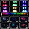 20W RGBW Twinkle Double Head Car Starry Sky Music Control Car Roof Star Fiber Optic Star Ceiling Kit Smart APP Fiber Optic Light