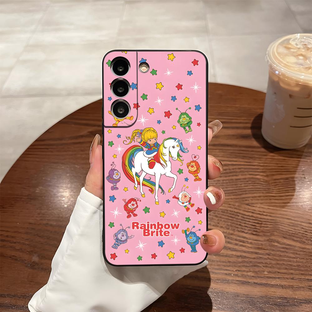 Cute Rainbow B-BriteS Phone Case For S25 Ultra Samsung S26 S24 Fe S23 S22 S20 S21 Plus A54 A34 A53 A16 Back Cover