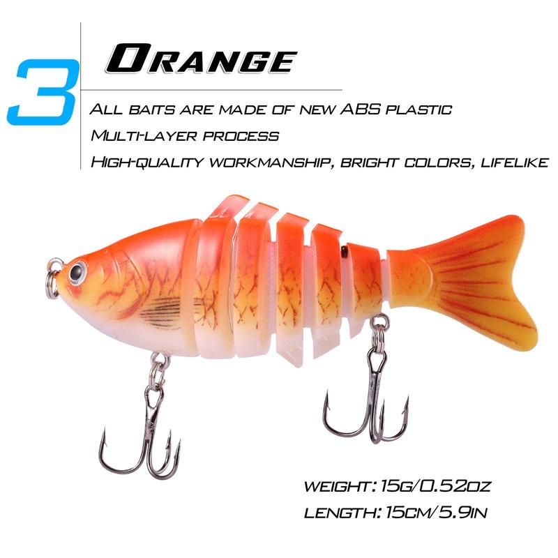 1Pcs Angeln Locken 3D Augen Crankbait Swimbait Künstliche Köder mit Haken Karpfen Bass Süßwasser Angeln