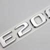 3D ABS Chrome Logo E200 E300 E320 E220 Emblem Letters Sticker Car Trunk Badge For E Class 220 200 300 W212 W213 Accessories