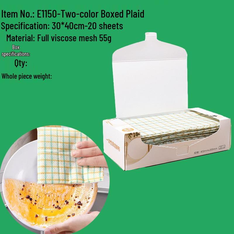 Thick Tearable Kitchen Towels - Absorbent & Easy-to-Clean Dishwashing Wipes