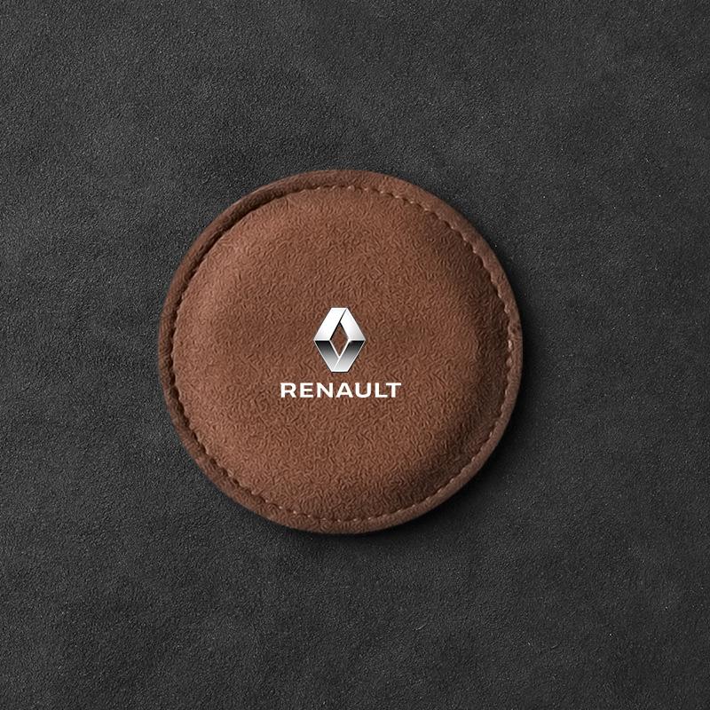 Suport de pahar auto Pad Piele PU Slot Covoraș antiderapant Pentru Renault Dacia CLIO MK3 3 III MEGANE MK2 SCENIC MK2 5