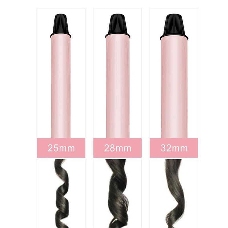 Profesjonalna 25mm 28mm 32mm Ceramic Hair Curler Lokówka Regulowana Temperatura Wałek Lokówki Wander Narzędzie Do Stylizacji Włosów 2#