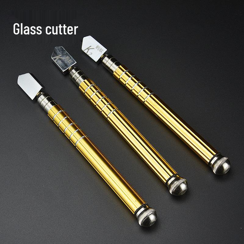 Roller Glass & Tile Cutter with Metal Handle - Scoring Tool for Tiles & Mirrors