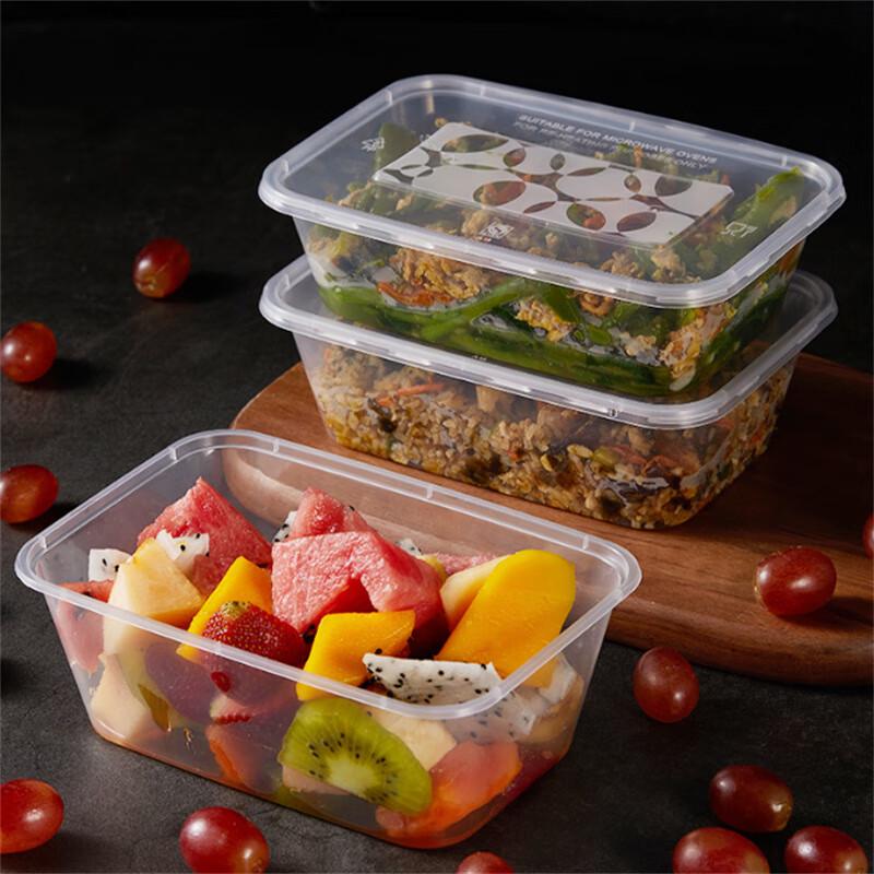 Disposable Square Takeaway Containers with Lids