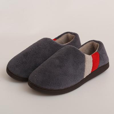 Herren Indoor Warme Schuhe Haushalt Dicksohlige Heimtextilien Plüsch Herren Baumwollschuhe Herbst und Winter