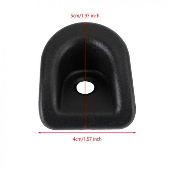 Pair Door Lock Knob Grommet Bezel Cover Black LH & RH For Ford Mustang 2005-2014