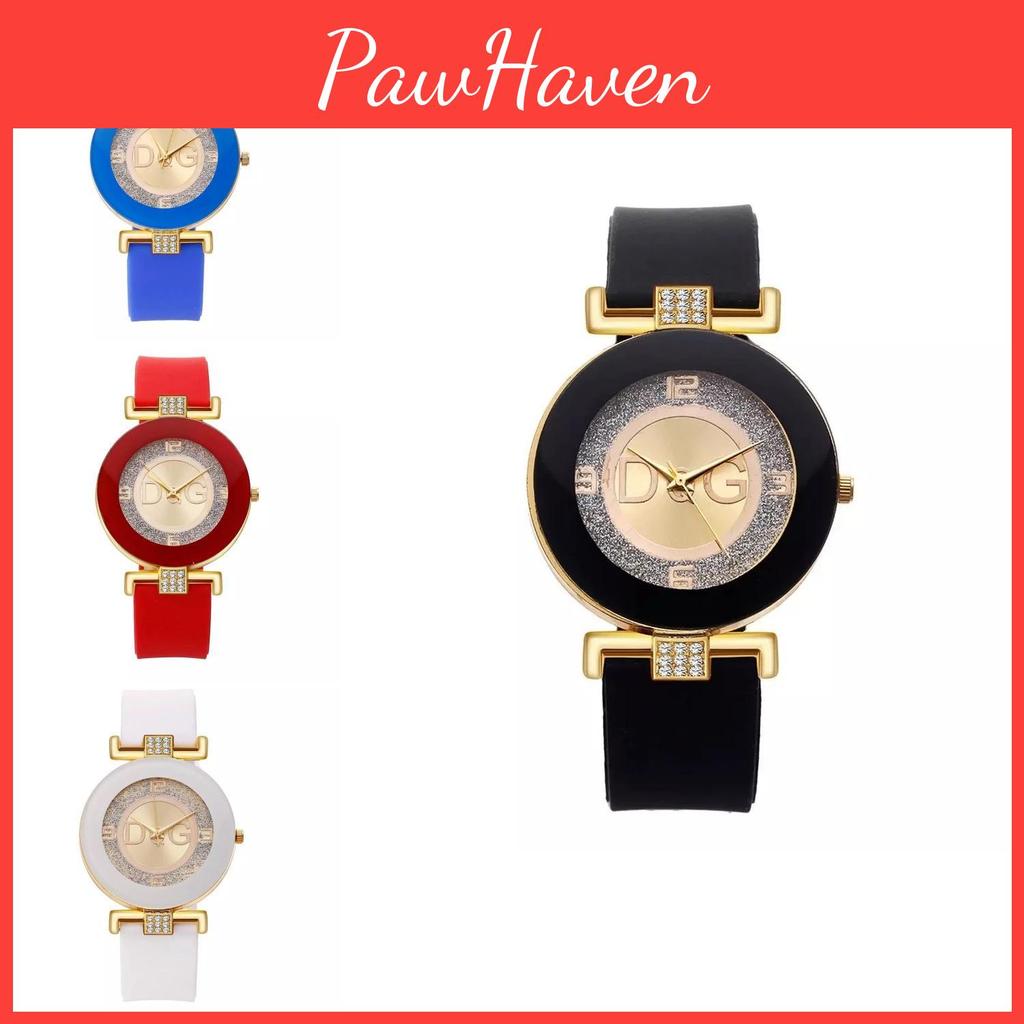 Fashion Silicone Quartz Watch With Candy Colors Wholesale Women's Fashion Quartz Watch