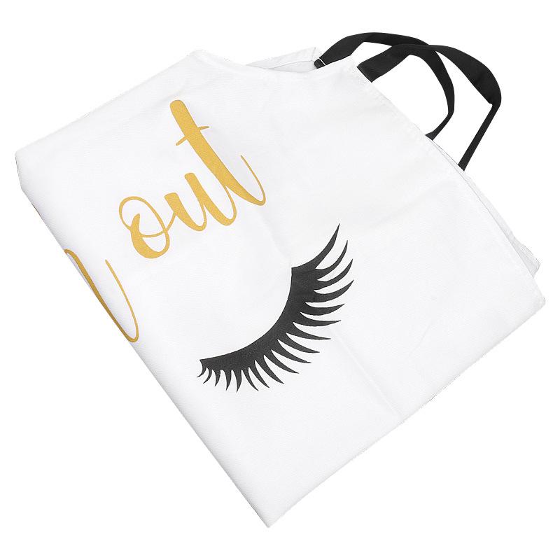 1pcs Eyelash Apron Adult Home Cooking Baking Cleaning Aprons Bibs Women Kitchen Eyelash Extension Supplies Makeup Tools
