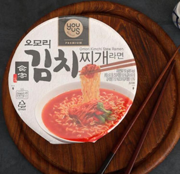 Omori Kimchi Jjigae Large Cup Noodles 150g | Authentic Korean Instant Meal