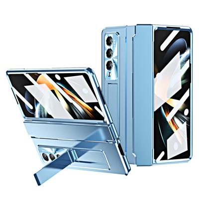 Přenosné skládací pouzdro s plným krytem a stojanem pro Samsung Galaxy Z Fold 4 5g Fold4 Fold3 Fold5 Fold 5 3 Zfold3 Skleněná fólie