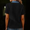 Linen shirts for women short sleeve button up shirt women casual collar design womens linen tops suitable for daily wear