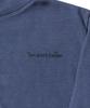 Ten Past Seven Vintage Washed Pigment Zip-Up Hoodie - Denim